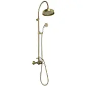 Sapho ANTEA Duschsäule mit Thermostat-Armatur, bronze