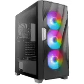 Antec DF700 Flux, Midi Tower, PC, Schwarz, ATX, micro ATX, Mini-ITX, Kunststoff, Stahl, Gaming