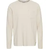 Blend Longsleeve "Longsleeve BHTee", Herren, Gr. XXL, beige (cloud cream), Obermaterial: 60% Baumwolle CO. 40% Polyester PES., Shirts Longsleeve