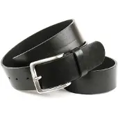 Anthoni Crown Ledergürtel , Herren, Gr. 115, schwarz, Leder, unifarben, Gürtel Ledergürtel, Denim-Vollledergürtel