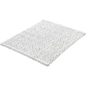 Kleine wolke Badematte "Switch, Badvorleger, Badezimmer Teppich", beige (macadamia), H:5mm, Baumwolle, Polyester, Badematten, Badematte, Badteppich, handgefertigt, Wendedesign, geometrisches Muster
