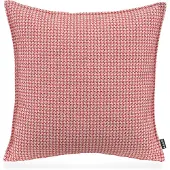 Hock Dekokissen H.O.C.K. "Bobo", rot (rot, gemustert), B:50cm H:10cm L:50cm, Baumwolle, Polyester, Dekokissen_Sitzkissen_Kissenhüllen, Dekokissen, mit Jaquard-Struktur, Kissenhülle mit Füllung, 1 Stück