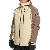 Quiksilver Snowboardjacke "Mission", Herren, Gr. XL, braun (twill), Obermaterial:100% Microfaser;, Jacken Snowboardjacke