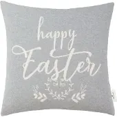 Tom Tailor Kissenbezüge HOME "Happy Easter", grau (hellgrau, steingrau), B:45cm L:45cm, Baumwolle, Obermaterial: 100% Baumwolle, Kissenbezüge, Kissenbezüge, aus weicher Baumwolle