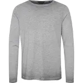 11 Project Longsleeve "Longsleeve PRSeverinus", Herren, Gr. L, grau (mid grau), Obermaterial: 100% Baumwolle CO., Shirts Longsleeve