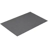Vossen Badematte "»Pratos«", grau (flanell), H:12mm, Baumwolle, Badematten, Badematte, Badteppich, Uni Farben, Rauten Design