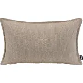 Hock Dekokissen H.O.C.K. "Mali", grau (taupe, unifarben), B:30cm H:10cm L:50cm, Polyester, Dekokissen_Sitzkissen_Kissenhüllen, Dekokissen, einfarbig, Kissenhülle mit Füllung, 1 Stück