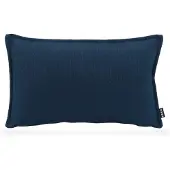 Hock Dekokissen H.O.C.K. "Mali", blau (navy, unifarben), B:30cm H:10cm L:50cm, Polyester, Dekokissen_Sitzkissen_Kissenhüllen, Dekokissen, einfarbig, Kissenhülle mit Füllung, 1 Stück