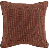 Hock Dekokissen H.O.C.K. "Lima", braun (braun, bedruckt), B:50cm H:10cm L:50cm, Baumwolle, Dekokissen_Sitzkissen_Kissenhüllen, Dekokissen, mit feinem Muster, Kissenhülle mit Füllung, 1 Stück