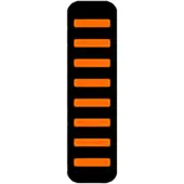Rrp Proguard Kabelbinder – vorne – Aufkleber – Standard – orange