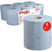 WypAll * Wischtuch L-10 EXTRA Zentralentnahme RCS, aus Airflexmaterial, 3150 Tücher, 1-lagig, blau