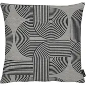 Apelt Dekokissen "Nova" Gr. 1, grau (anthrazit, gemustert), B:45cm H:5cm L:45cm, Polyester, Dekokissen_Sitzkissen_Kissenhüllen, Dekokissen