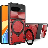 Techsuit CamGuard Pro Back Cover Hülle für Google Pixel 9a - Rot