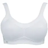 Anita Sport-BH "Sport BH momentum", Damen, Gr. 75, Cup B, weiß, Obermaterial: 70% Polyester PES. 15% Polyamid PA. 15% Elasthan EL., BHs Sport-BH