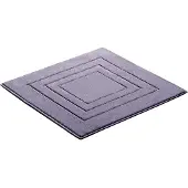 Vossen Badematte "Feeling" Gr. 2, gelb (shadow), H:10mm, Baumwolle, Badematten, Badematte, Badteppich, Uni-Farben, mit Bordüre, Hoch-Tief Effekt, reine Baumwolle
