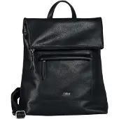 Gabor Rucksack "Mina", Damen, Gr. B/H/T: 29cm x 34cm x 13cm, schwarz, 100% Polyurethan, Rucksäcke Rucksack, aus weichem leichten Lederimitat, lässig im praktischen Format