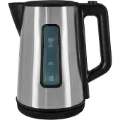 Exquisit Wasserkocher "WK 6119 isw", schwarz (inox, schwarz), B:23,4cm H:25,2cm T:16,2cm, Wasserkocher, Wasserkocher