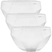 Ammann Slip "Slip Cotton & More Mini Slip 3P 3er Pack", Herren, Gr. L, weiß, Obermaterial: 57% Modal CMD. 35% Baumwolle CO. 8% Elasthan EL., Unterhosen Slip