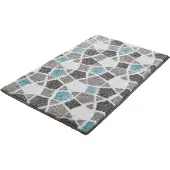 Kleine wolke Badematte "Sintra", rutschhemmend beschichtet, fußbodenheizungsgeeignet, Badteppich, modernes Mosaikdesign