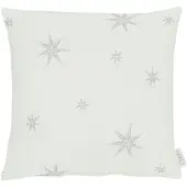 Apelt Dekokissen "5842", bunt (silberfarben, weiß, sterne), B:39cm L:39cm, Polyester, Dekokissen_Sitzkissen_Kissenhüllen, Dekokissen
