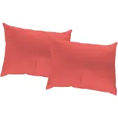 Adam Audio Dekokissen ADAM "Uni Light Collection", rot (rot, unifarben), B:60cm L:40cm, Obermaterial: 100% Baumwolle, Dekokissen_Sitzkissen_Kissenhüllen, Dekokissen, im Uni Design