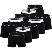 BOSS Boxershorts "Boxershort Trunk 5P Essential 10er Pack", Herren, Gr. XL, schwarz, Obermaterial: 95% Baumwolle CO. 5% Elasthan EL., Unterhosen Boxershorts
