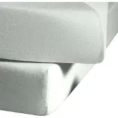Fleuresse Betttuch "Colours", silber (silberfarben), B:220cm L:260cm, Mako-Satin, Obermaterial: 100% Baumwolle, Bettlaken, Betttuch, offenes Bettlaken