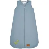 Sterntaler Babyschlafsack "Musselin-Schlafsack 70cm DINO Rexi", Kinder, Gr. Blacklist, blau, Obermaterial: 100% Baumwolle CO., Schlafsäcke Babyschlafsack