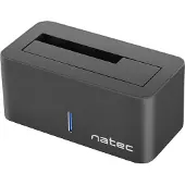 Natec Kangaroo, HDD, SSD, SATA, Serial ATA II, Serial ATA III, 2.5,3.5", 8 TB, USB 3.2 Gen 1 (3.1 Gen 1) Type-A, Schwarz