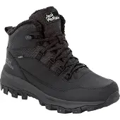Jack Wolfskin Outdoorwinterstiefel "EVERQUEST TEXAPORE MID M", Herren, Gr. 41, schwarz, Leder, Textil, Schuhe Outdoorwinterstiefel, Winterboots, Snowboots, Winterschuhe, wasserdicht & gefüttert