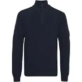 Indicode Troyer "Troyer IDRevillan", Herren, Gr. L, blau (navy), Obermaterial: 46% Baumwolle CO recyc.. 34% Baumwolle CO. 20% Polyester PES., Pullover Troyer