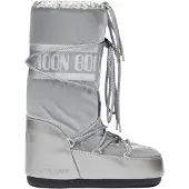 Moon boot Icon Glance Stiefel Silber EU 23-26 Junge Silber EU 23-26