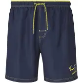 Jan Vanderstorm Badeshorts "Badeshorts LEEMES", Herren, Gr. L-XL, weit, blau (dunkelblau), Obermaterial: 100% Polyester COOLMAX PES(Coolmax)., Badehosen Badeshorts