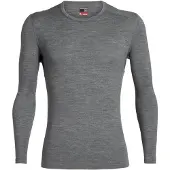 Icebreaker M 260 Tech Long Sleeve Crewe gritstone hthr-013 (IB013) L