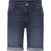 Babista Bermudas "Jeansbermuda CARZINI", Herren, Gr. 50, N-Gr, blau (dunkelblau), Obermaterial: 98% Baumwolle CO. 2% Elasthan EL., Hosen Bermudas