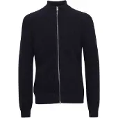 Casual Friday Strickjacke "Strickjacke CFKurt", Herren, Gr. 3XL, blau (schwarz navy), Obermaterial: 100% Baumwolle CO., Strickjacken Strickjacke