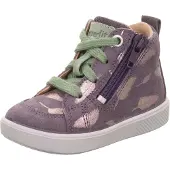 Superfit Baby Mädchen SUPIES Sneaker, LILA/HELLGRÜN 8510