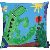 Apelt Dekokissen "Neo" Gr. 1, bunt (bunt, blau, grün, gemustert), B:46cm L:46cm, Baumwolle, Polyester, Dekokissen_Sitzkissen_Kissenhüllen, Dekokissen, Kissenhülle ohne Füllung, 1 Stück