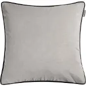 Set One By Musterring Dekokissen "Corner" Gr. 1, grau (anthrazit, grau, hellgrau, unifarben), B:45cm L:45cm, Polyester, Dekokissen_Sitzkissen_Kissenhüllen, Dekokissen