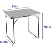 Marbueno Summer 10029 D16 80x60x70 Cm Klappbarer Campingtisch Sortiert