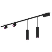 Philips Hue Perifo Basis-set Gerade Deckenleuchte Schwarz (2 Spots, 2 Pendel)