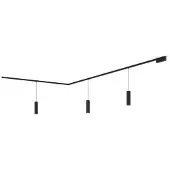 Philips Hue Perifo Basis-set L-förmige Deckenleuchte Schwarz (3 Pendel)