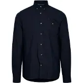 !Solid Langarmhemd SOLID "Langarmhemd SDAusten", Herren, Gr. S, N-Gr, blau (insignia blau), Obermaterial: 100% Baumwolle CO., Hemden Langarmhemd