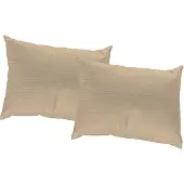 Wirth Dekokissen "FIONA" Gr. 1, braun (braun, unifarben), B:40cm L:40cm, Kunstfaser, Polyester, Dekokissen_Sitzkissen_Kissenhüllen, Dekokissen, Kissenhülle ohne Füllung, 2 Stück