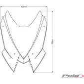 Puig New Generation Sport Mv Agusta Brutale 1000 Rs 2025 Windschutzscheibe
