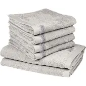 Ross Handtuch Set "Sinfonie", grau (kiesel), Frottier, Frottier, Obermaterial: 100% Baumwolle, Handtuch-Sets, Handtuch Set, beinhaltet: Handtücher und Badetücher