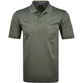 Ragman Poloshirt "Poloshirt Softknit-Polo", Herren, Gr. 6XL, grün, Obermaterial: 70% Baumwolle CO. 30% Polyester PES., Shirts Poloshirt