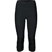 HEINE Caprihose , Damen, Gr. 50, Normalgrößen, schwarz, 70% Viskose, 25% Polyamid, 5% Elasthan, unifarben, 3/4-Länge, Hosen Caprihose