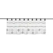 Decolife Scheibengardine "Malie", (1 St.), HxB: 45x140, Scheibengardine mit Webstruktur