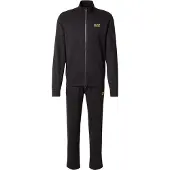 EA7 für Herren. 8NPV61_PJVRZ Trainingsanzug Core Identity schwarz (XXL), Lässig, Sportlich, Baumwolle, Multisport, Langarm
